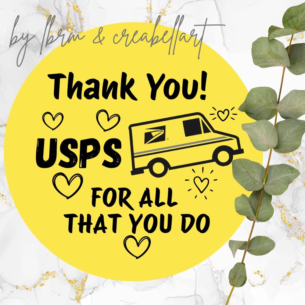100 Thank you STICKERS - USPS - Picture 2 of 7